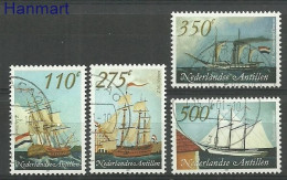 Netherlands Antilles 2001 Mi 1099-1102b Cancelled  (SZS2 DTA1099-1102b) - Ships