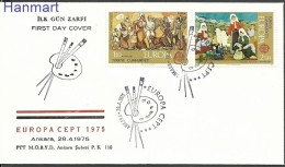 Turkey 1975 Mi 2355-2356 FDC  (FDC ZE2 TRK2355-2356) - 1975