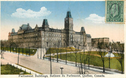 CANADA QUEBEC BATISSES DU PARLEMENT - Québec - La Cité