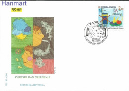 Croatia 2001 Mi 572 FDC  (FDC ZE2 CRT572) - Tabak