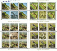 Romania 2011 Mi Sheet6485-6488 MNH  (ZE4 RMNark6485-6488) - Snakes