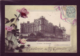 78 - SAINT-GERMAIN-en-LAYE - SOUVENIR DE SAINT-GERMAIN - FLEURS  - St. Germain En Laye (castle)