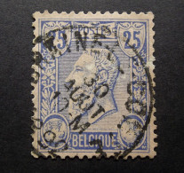 België - Belgique  - 1884-91  OPB/COB  °48 - Leopold II -  70   ( 1  Exempl. ) - Obl. Braine Le Comte 1892 - 1884-1891 Leopoldo II