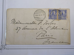 DR16 MEXICO    LETTRE  1900  PETIT BUREAU  CHIHUAHUA A PARIS FRANCE +  +AFF. INTERESSANT + - Mexico