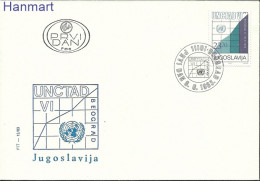 Yugoslavia 1983 Mi 1993 FDC  (FDC ZE2 YUG1993) - ONU