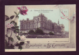 78 - SAINT-GERMAIN-en-LAYE - FLEURS - CARTE ILLUSTRÉE - SOUVENIR -  - St. Germain En Laye (castle)