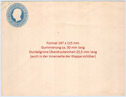 HANOVRE HANNOVER 1857 - Entier Enveloppe / Ganzsache Umschlag U 3B ** - 2 SGr Georg V - Hanover