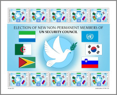 SIERRA LEONE 2023 MNH Election Of New Non-permanent Members Of UN Council RARE STAMPS - OFFICIAL ISSUE - DHQ2427 - ONU