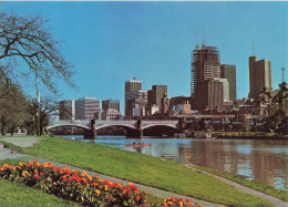 AUSTRALIE - Melbourne - Yarra River - Skyline - Princes Bridge - Aboriginal - Ever Flowing - Carte Postale Ancienne - Other & Unclassified