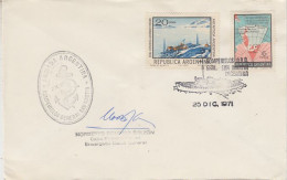 Argentina 1971 Rompehielos  General San Martin Signature Cover Ca 25 DEC 1971 (60333) - Bases Antarctiques