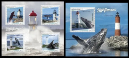 Sierra Leone 2023 Lighthouses. Whales. (631) OFFICIAL ISSUE - Whales