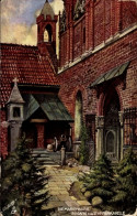 Artiste CPA Malbork Marienburg Westpreußen, Eingang Zur St. Annenkapelle, Tuck Nr 710 - Westpreussen