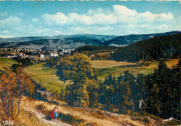 LOZERE LANGOGNE  LE GEVAUDAN PITTORESQUE STATION CLIMATIQUE   (scan Recto-verso) KEVREN0437 - Langogne