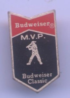 {67154} Pin's " BUDWEISER , M.V.P. , Budweiser Clasic " - Bierpins