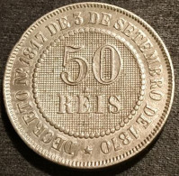 Pas Courant - BRESIL - 50 REIS 1886 - Pedro II - KM 482 - Brasil - Brazil - Brazilië