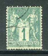 FRANCE- Y&T N°61- Oblitéré - 1876-1878 Sage (Tipo I)