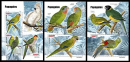 Guinea Bissau 2023 Parrots. (609) OFFICIAL ISSUE - Papegaaien, Parkieten