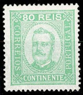 Portugal, 1892/3, # 76a Dent. 13 1/2, P. Porcelana, MH - Unused Stamps