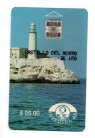 Phare Lighthouse Télécarte Cuba Prima Emission Phonecard Intertel (A 206) - Cuba