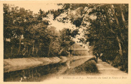  ILE ET VILAINE REDON PERSPECTIVE DU CANAL DE NANTES A BREST(scan Recto-verso) KEVREN0532 - Redon