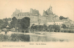 MAINE ET LOIRE DURTAL VUE DU CHATEAU (scan Recto-verso) KEVREN0571 - Durtal