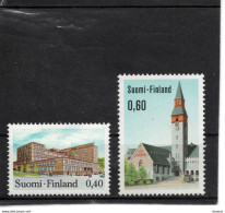 FINLANDE 1973 Maison Des Postes, Musée National Yvert 683-684, Michel 718-719 NEUF** MNH Cote 3,75 Euros - Nuovi