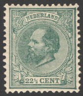 Nederland 1888 NVPH Nr 25 Ongebruikt/MH Koning Willem III, King William III - Nuevos