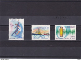 FINLANDE 1977 Yvert 766 + 769 + 770 NEUF** MNH Cote 4 Euros - Neufs