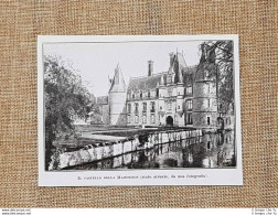 Il Castello Di Maintenon Nel 1926 Centro-Valle Della Loira Eure-et-Loir Francia - Autres & Non Classés