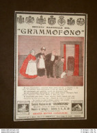 Pubblicità Del 1914 Società Nazionale Del Grammofono Milano - Autres & Non Classés