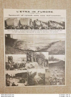 L'eruzione Del Vulcano Etna Nel 1923 Comune Di Celle Sicilia - Autres & Non Classés