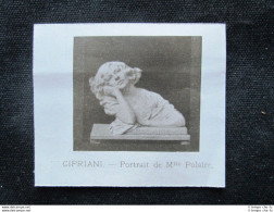 Cipriani - Ritratto Della Signorina Polaire Stampa Del 1909 - Autres & Non Classés