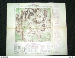 Grande Carta Topografica Monte Pramaggiore Friuli Dettagliatissima I.G.M. - Geographische Kaarten