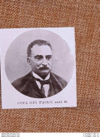 Cova Gio. Paolo Nel 1926 86 Anni Garibaldino Dei Mille Di Garibaldi - Other & Unclassified