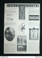 Il Concorso Di Insegne: Truchet - Mucha - Bouteillé - Willette Stampa Del 1902 - Other & Unclassified