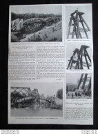 Nuovi Ponti Americani In Cemento Armato: Ponte Di Elgin,Illinois Stampa Del 1907 - Other & Unclassified
