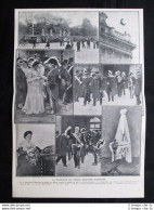 La Nascita Del Principe Ereditario Di Spagna Alfonso XIV Stampa Del 1907 - Other & Unclassified