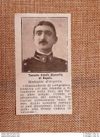 Decorato Al Valore Nel 1916 Tenente Adolfo Manzella Napoli Medaglia Argento WW1 - Other & Unclassified