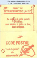 FRANCE - Carnet Conf. 8 - 1f40 Sabine Rouge - YT 2102 C7 / Maury 426 - Modern : 1959-…