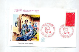 Lettre Fdc 1972 Luxeuil Croix Rouge - 1970-1979