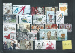 Norway 30x Stamps Including Complete Sets Used/gebruikt/oblitere (D-06) - Used Stamps