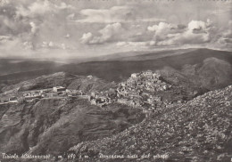 CARTOLINA  TIRIOLO M. 690 CATANZARO CALABRIA PANORAMA VISTO DAL MONTE VIAGGIATA 1960   Y12 - Catanzaro