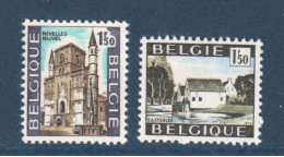 Belgique België, **, Yv 1541, 1542, Mi 1597, 1596, SG 2160, 2159, Nivelles, Kasterlee, - Unused Stamps