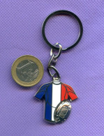 Superbe Porte Cles Clefs Rugby Coupe Du Monde France 2007 Arthus Bertrand - Rugby