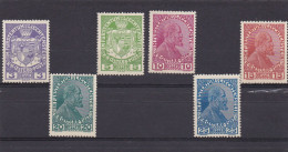 Liechtenstein 1917/18, Cat. Zumstein 4/9 **. Série Courante. Gomme Parfaite - Unused Stamps