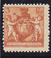 Liechtenstein 1921, Cat. Zumstein 47Aa **, (Michel 47I), Point Au Dessus De La Tête De L'ange Gauche. - Unused Stamps