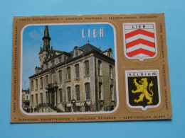 Stadhuis > LIER Belgium LIER ( ZELFKLEVENDE Kaart ) ( Edit.: J.V.d.B. ) Anno 19?? ( Zie / Voir SCANS ) ! - Lier