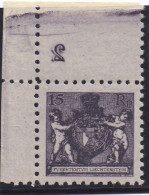 Liechtenstein 1921, Cat. Zumstein 52B Dentelés 9-1/2. Série Courante. - Unused Stamps