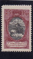 Liechtenstein 1921, Cat. Zumstein 54b Brun Rouge Et Noir. Série Courante. - Unused Stamps