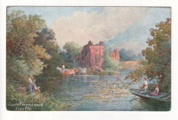 Herstmonceux Castle - Old Sussex Artistic Postcard, Published By Misch & Stock - Otros & Sin Clasificación